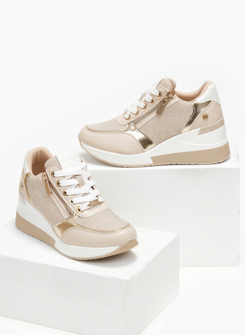 Sneakers wedges με φερμουάρ Xti140973