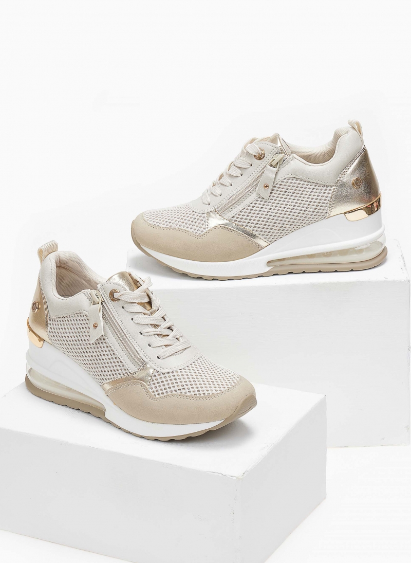Sneakers wedges με αερόσολα Xti 141377