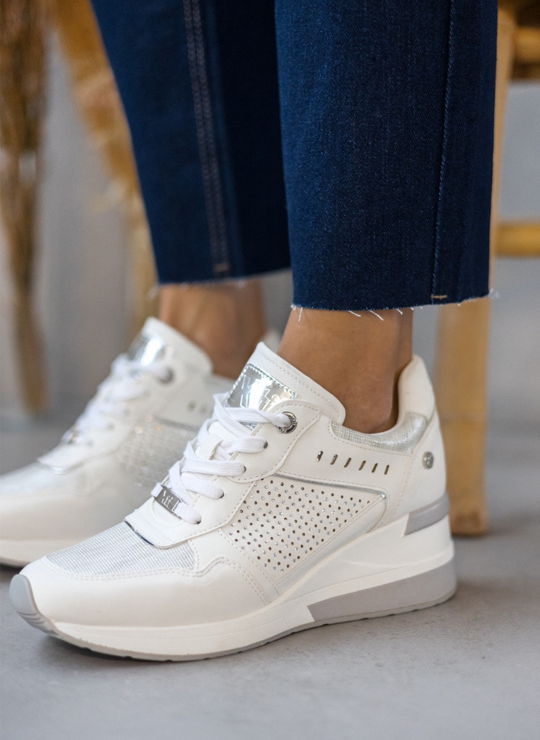 Sneakers wedges με στρας Xti 141154