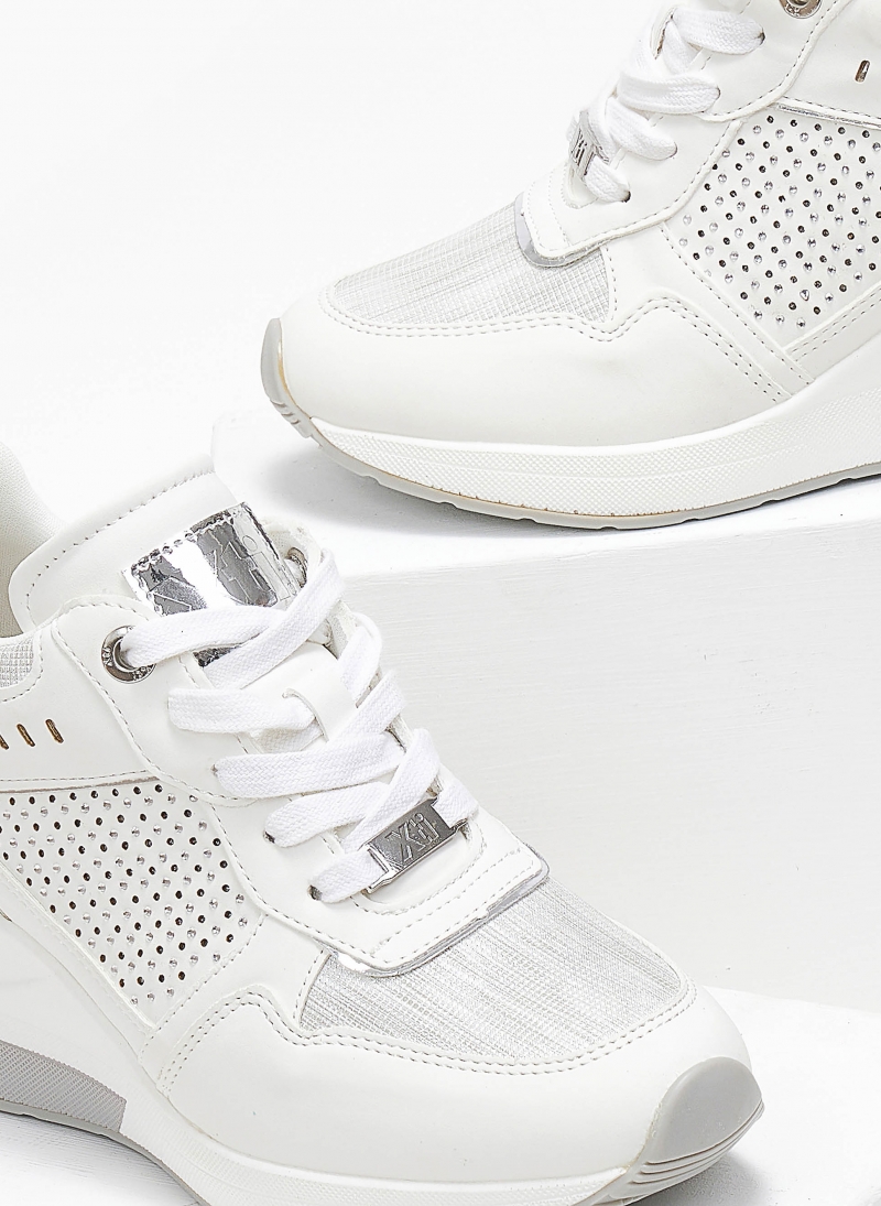 Sneakers wedges με στρας Xti 141154