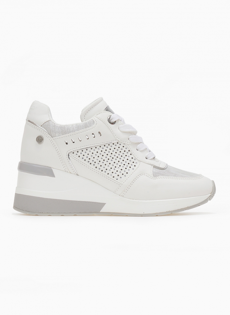 Sneakers wedges με στρας Xti 141154