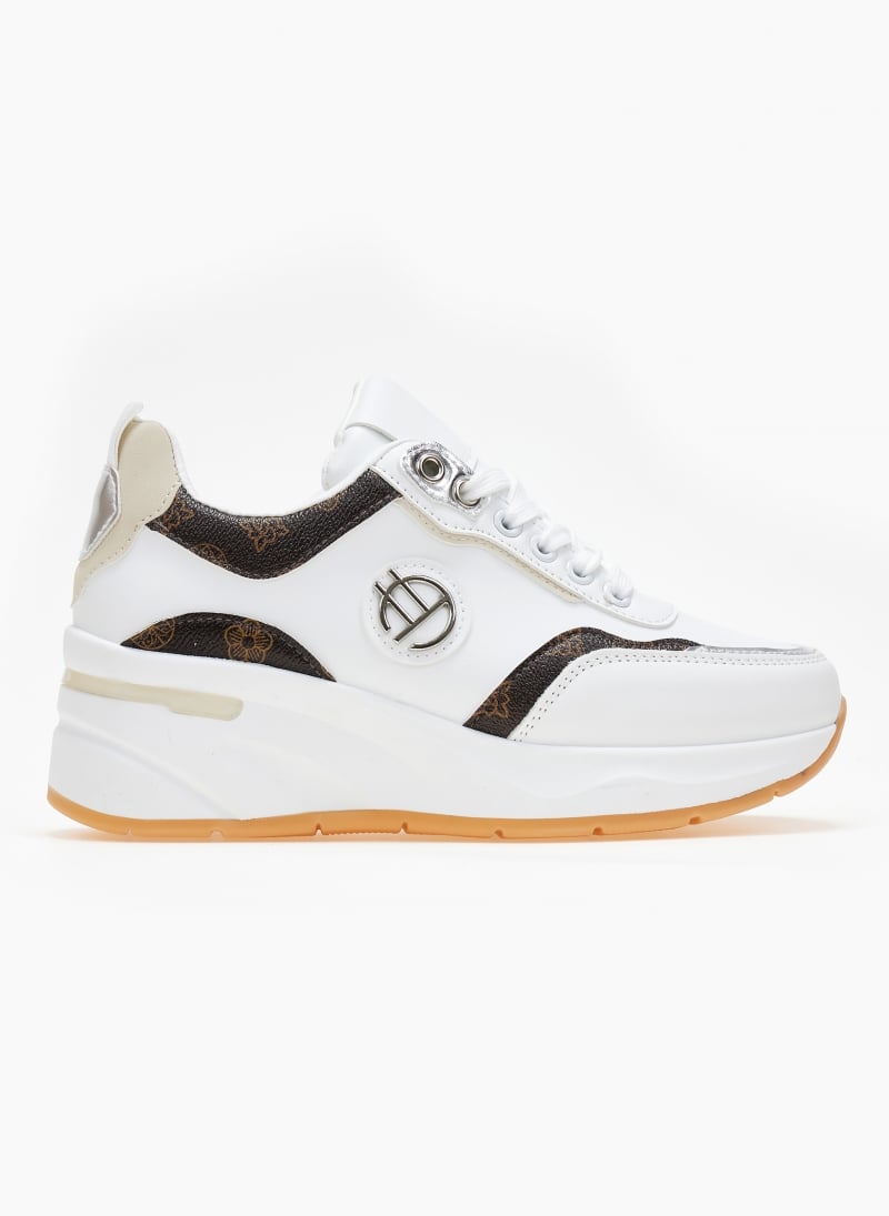 Sneakers wedges με σχέδιο