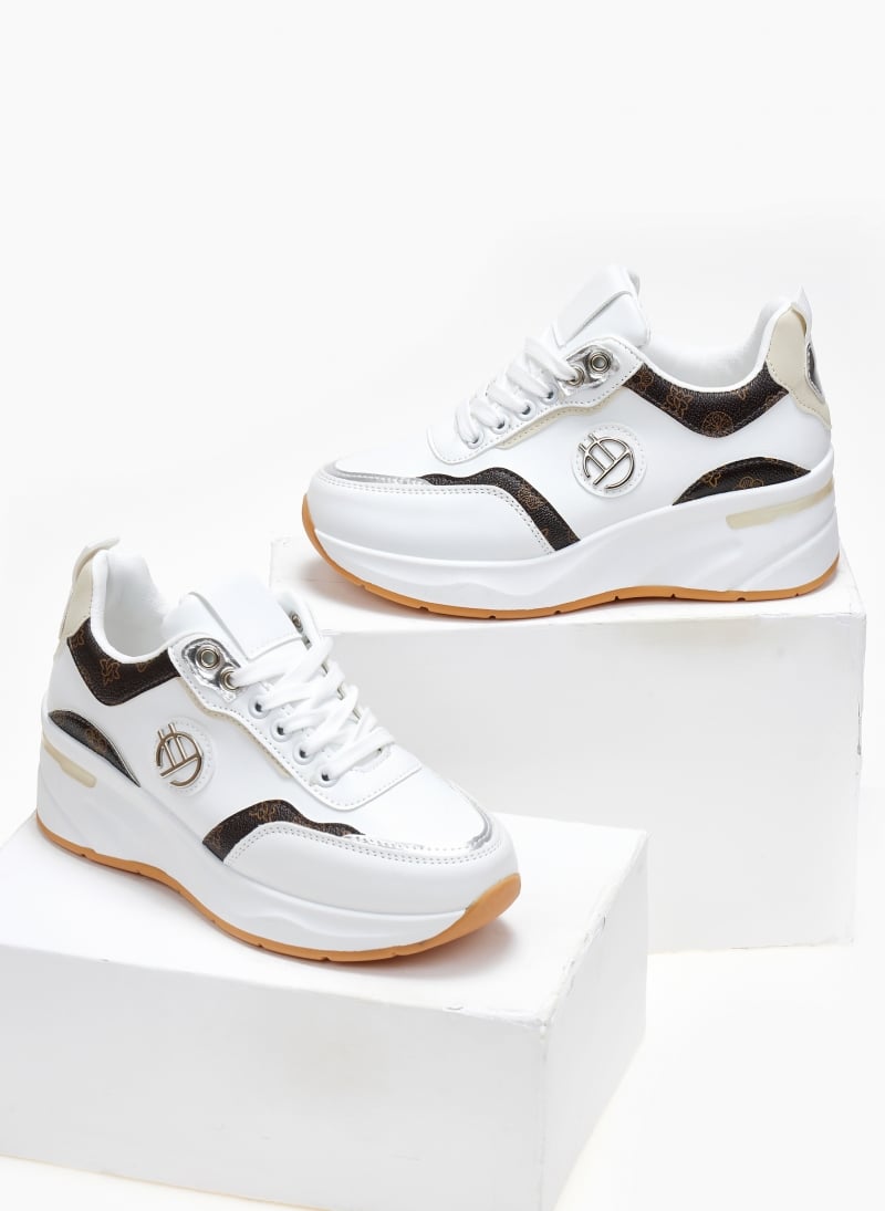 Sneakers wedges με σχέδιο