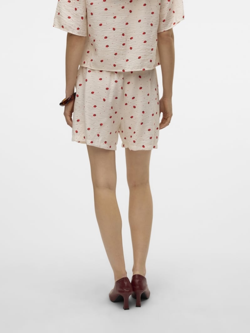 Σορτς με print φράουλες Vero Moda 10324635