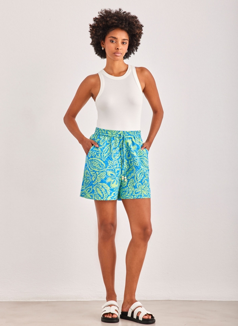 Σορτς με print και χάντρες Vero Moda 10308897