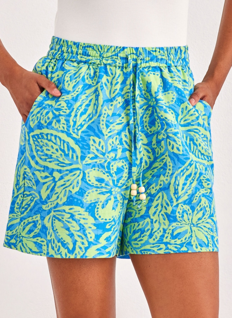 Σορτς με print και χάντρες Vero Moda 10308897