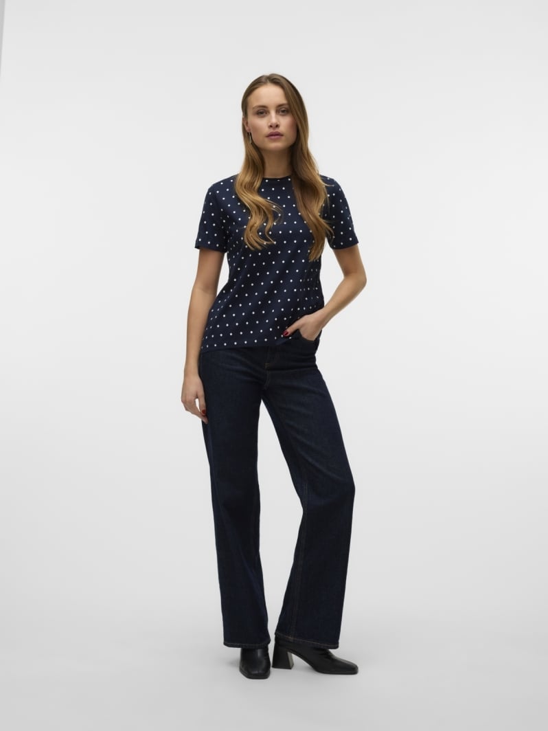 T-shirt πουά Vero Moda 10322565