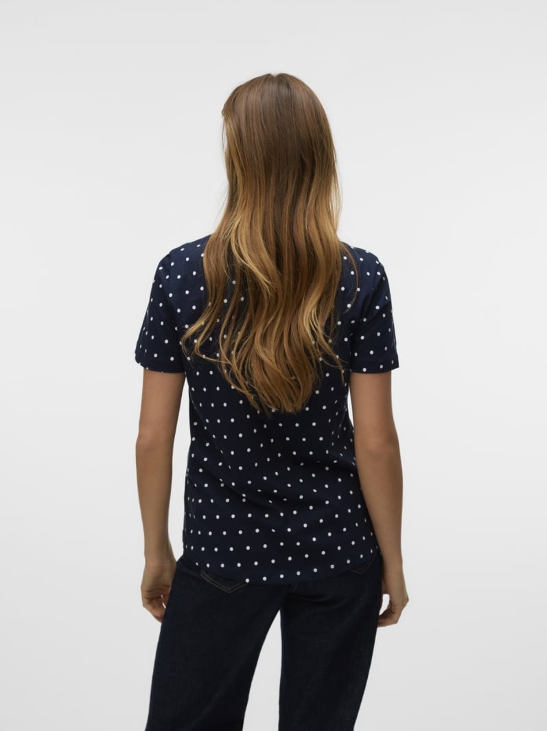 T-shirt πουά Vero Moda 10322565
