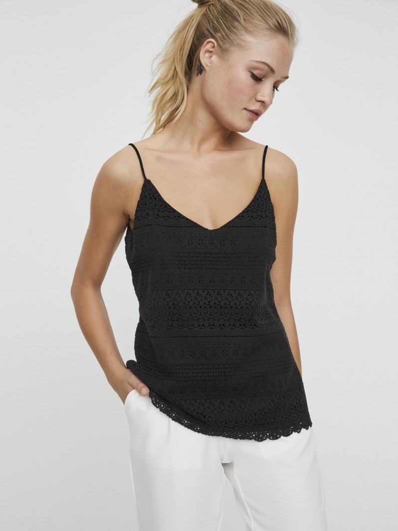 Τοπ δαντέλα με ραντάκι Vero Moda 10190150