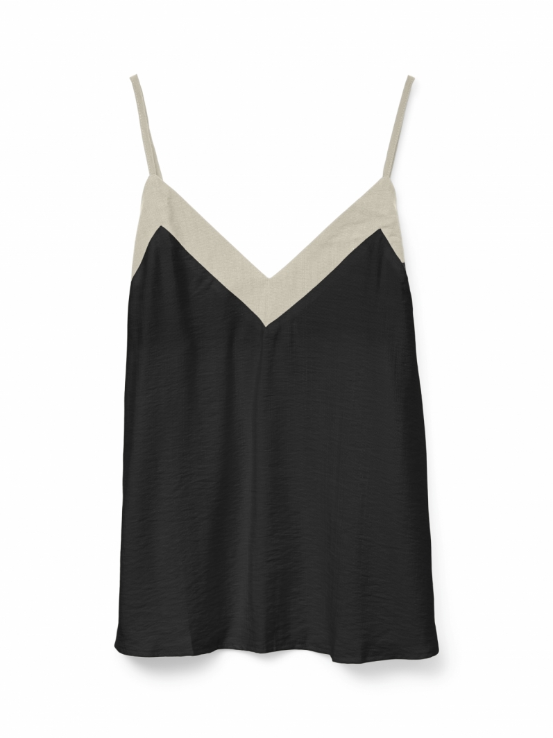 Τοπ ραντάκι με διχρωμία Vero moda 10329790