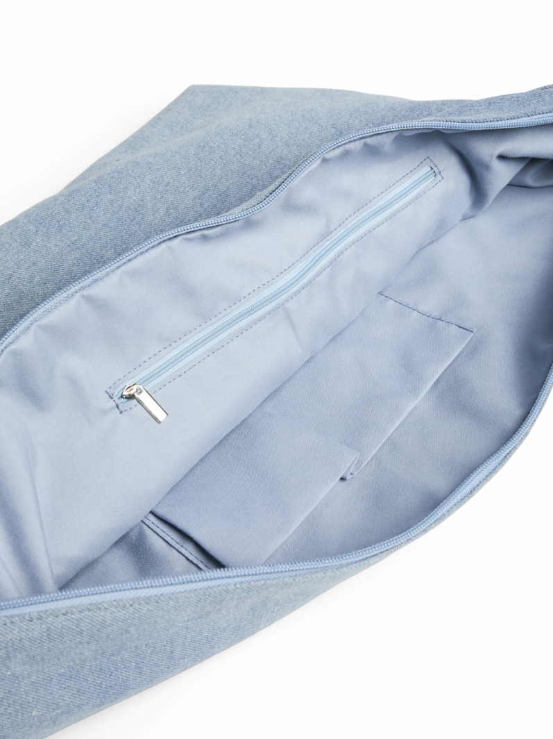 Τσάντα denim χιαστί PIECES 17160994