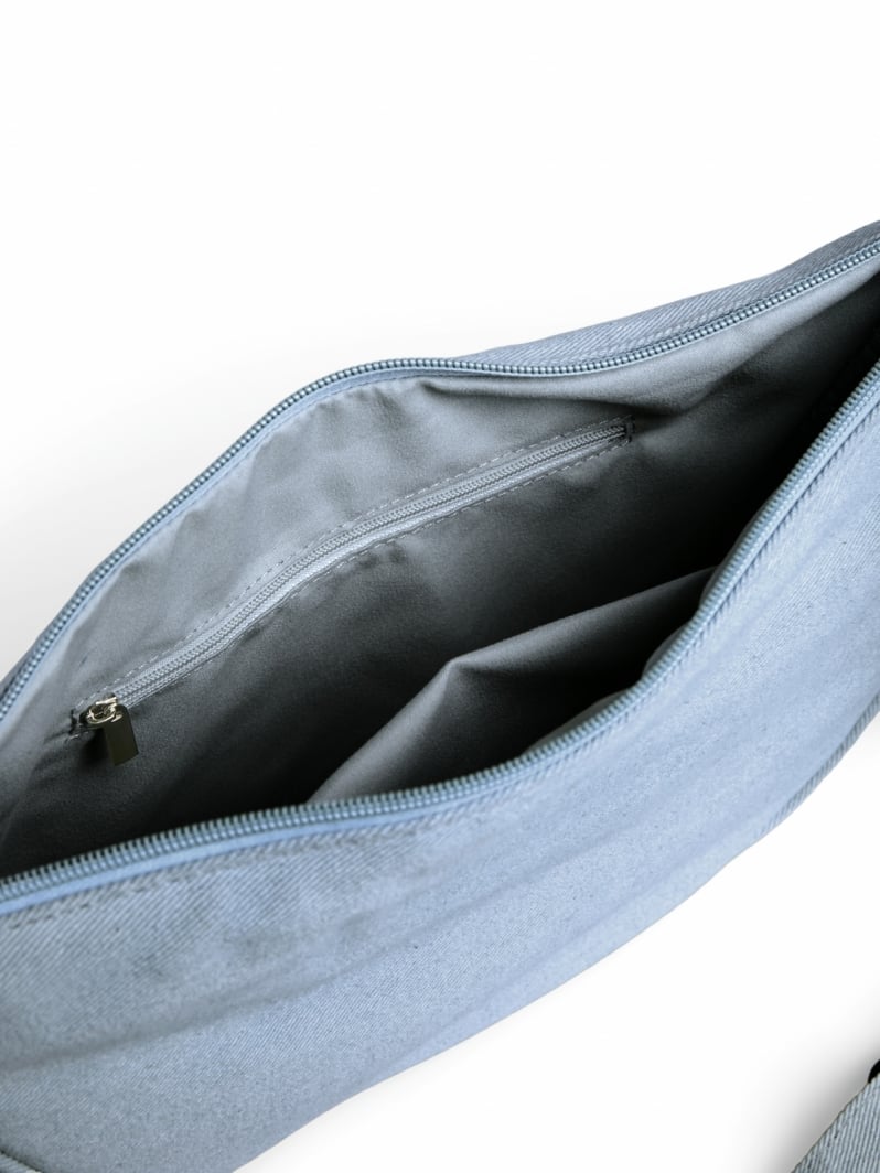 Τσάντα χιαστί denim PIECES 17160993
