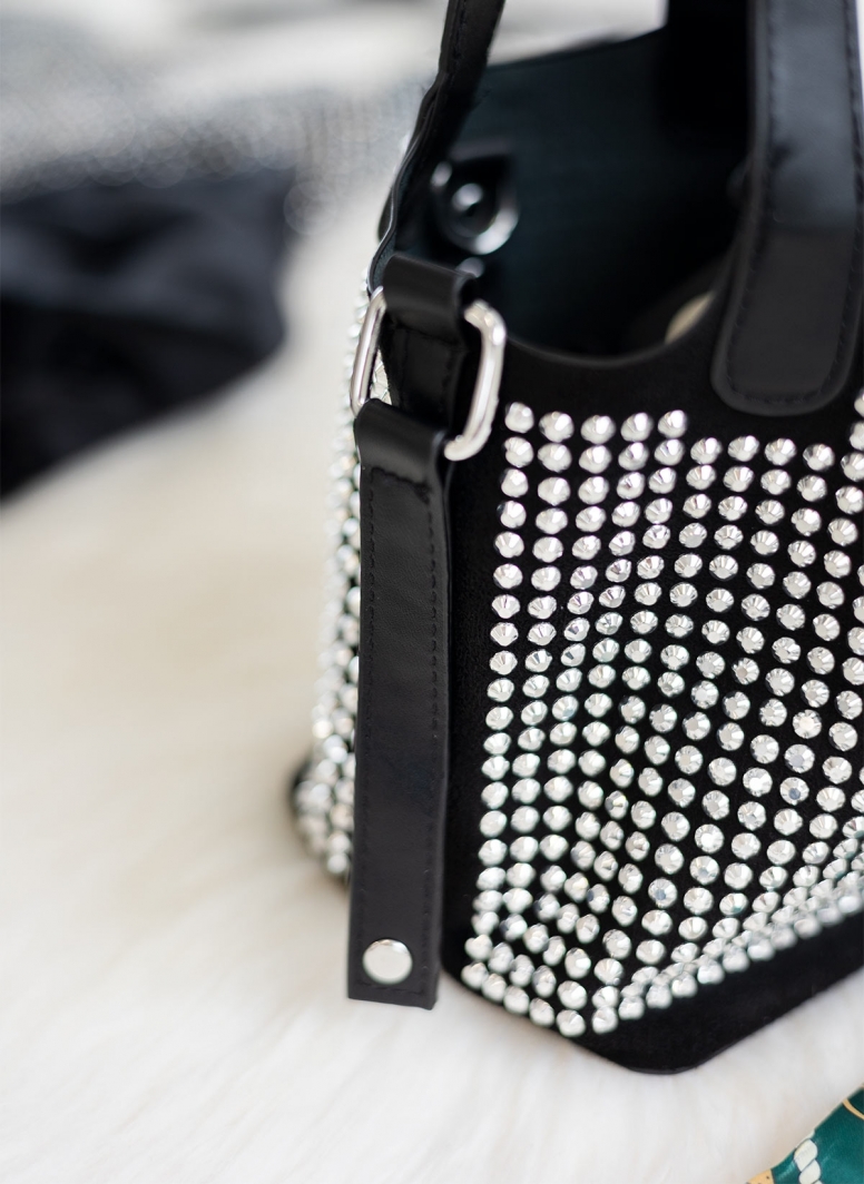 Τσαντάκι χειρός με strass