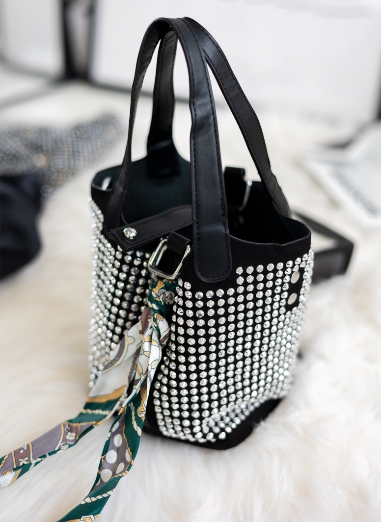 Τσαντάκι χειρός με strass