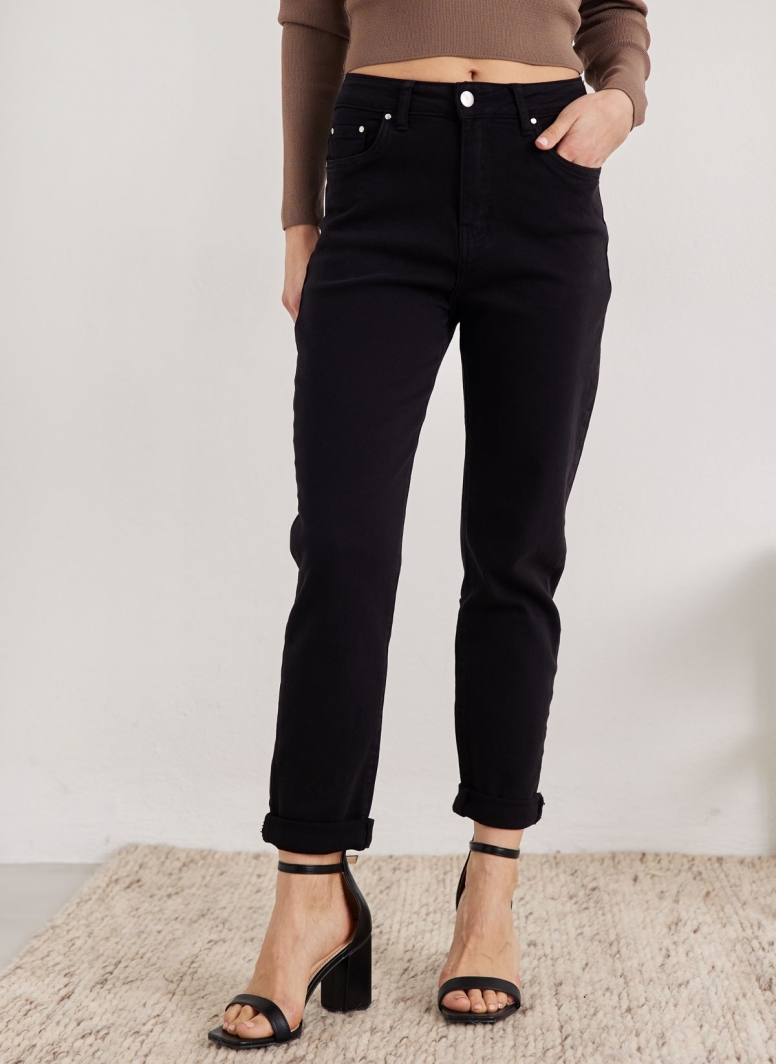 Παντελόνι τζιν mom fit