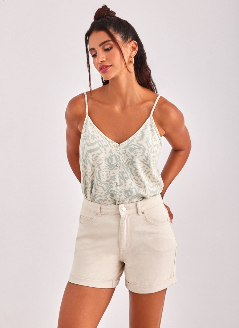 Τζιν σορτς με ρεβέρ Vero Moda 10279493