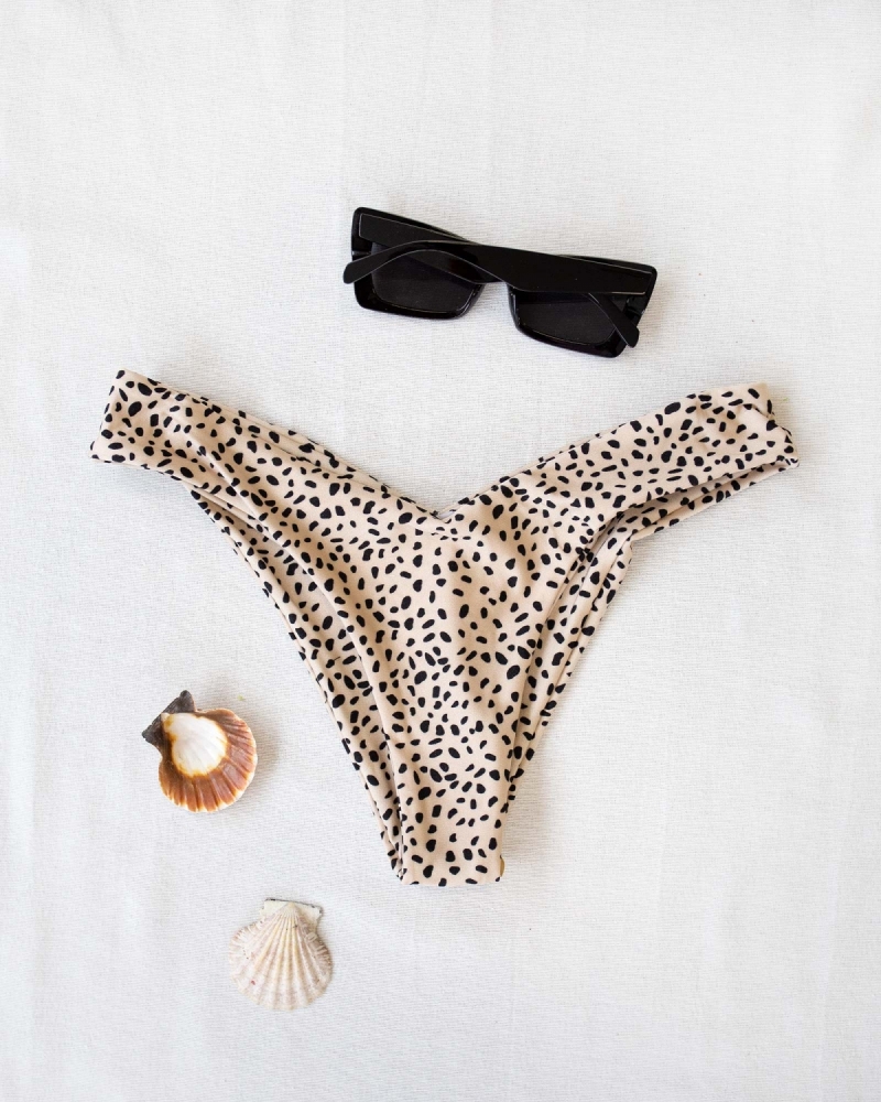 V cut bikini slip με σχέδιο BP3166