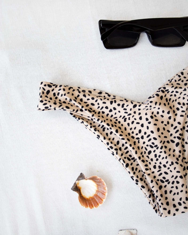V cut bikini slip με σχέδιο BP3166