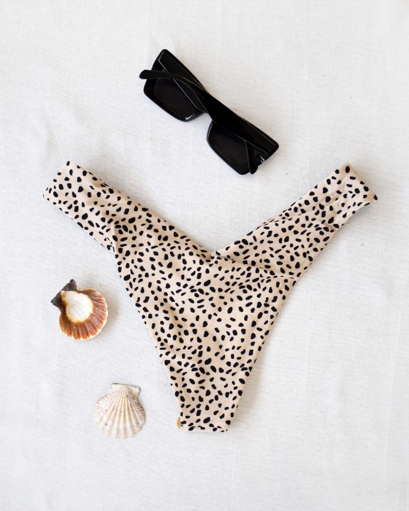 V cut bikini slip με σχέδιο BP3166