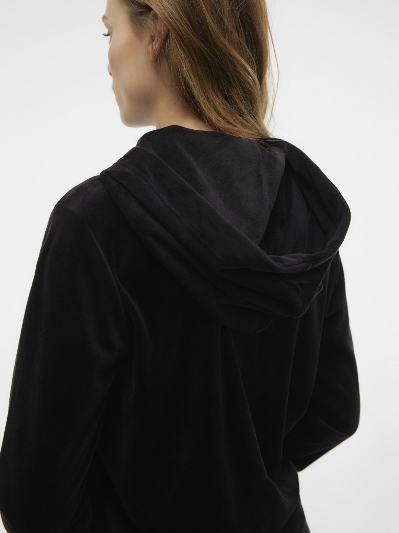 Ζακέτα velvet με κουκούλα Vero Moda 10294074