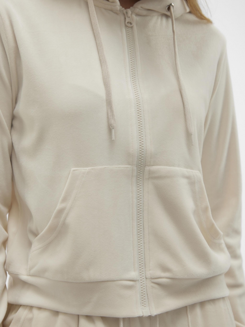 Ζακέτα velvet με κουκούλα Vero Moda 10294074