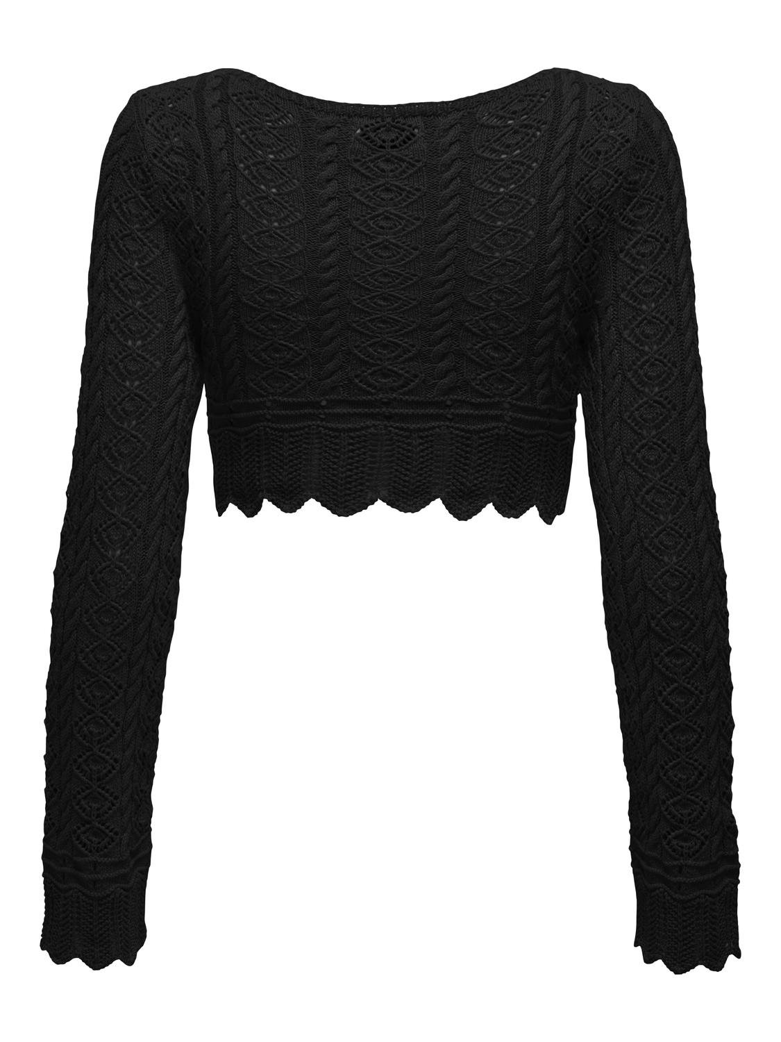 Τοπ crochet ONLY 15314757 - Μαύρο φωτογραφία