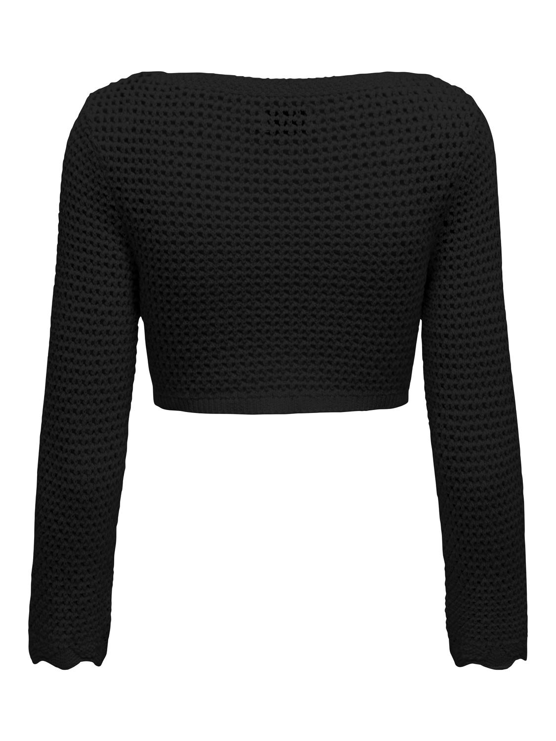 Τοπ crochet ONLY 15314757 15314784 - Μαύρο φωτογραφία