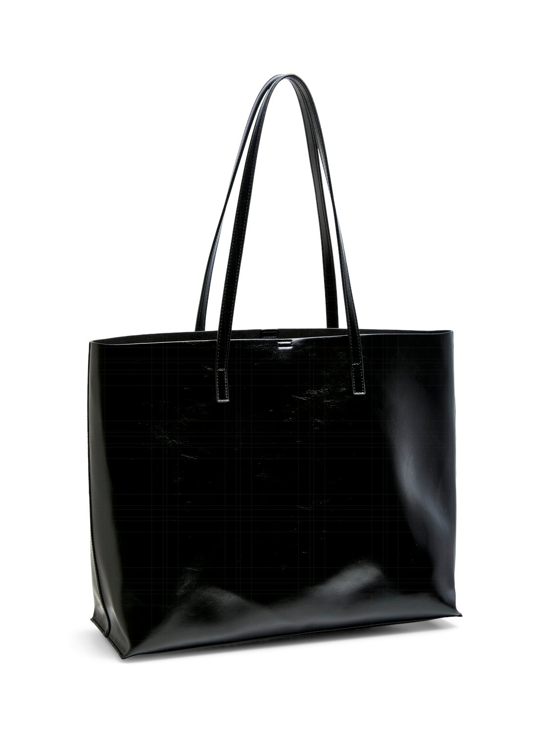 Τσάντα ώμου shopper PIECES 17154388 - Μαύρο φωτογραφία