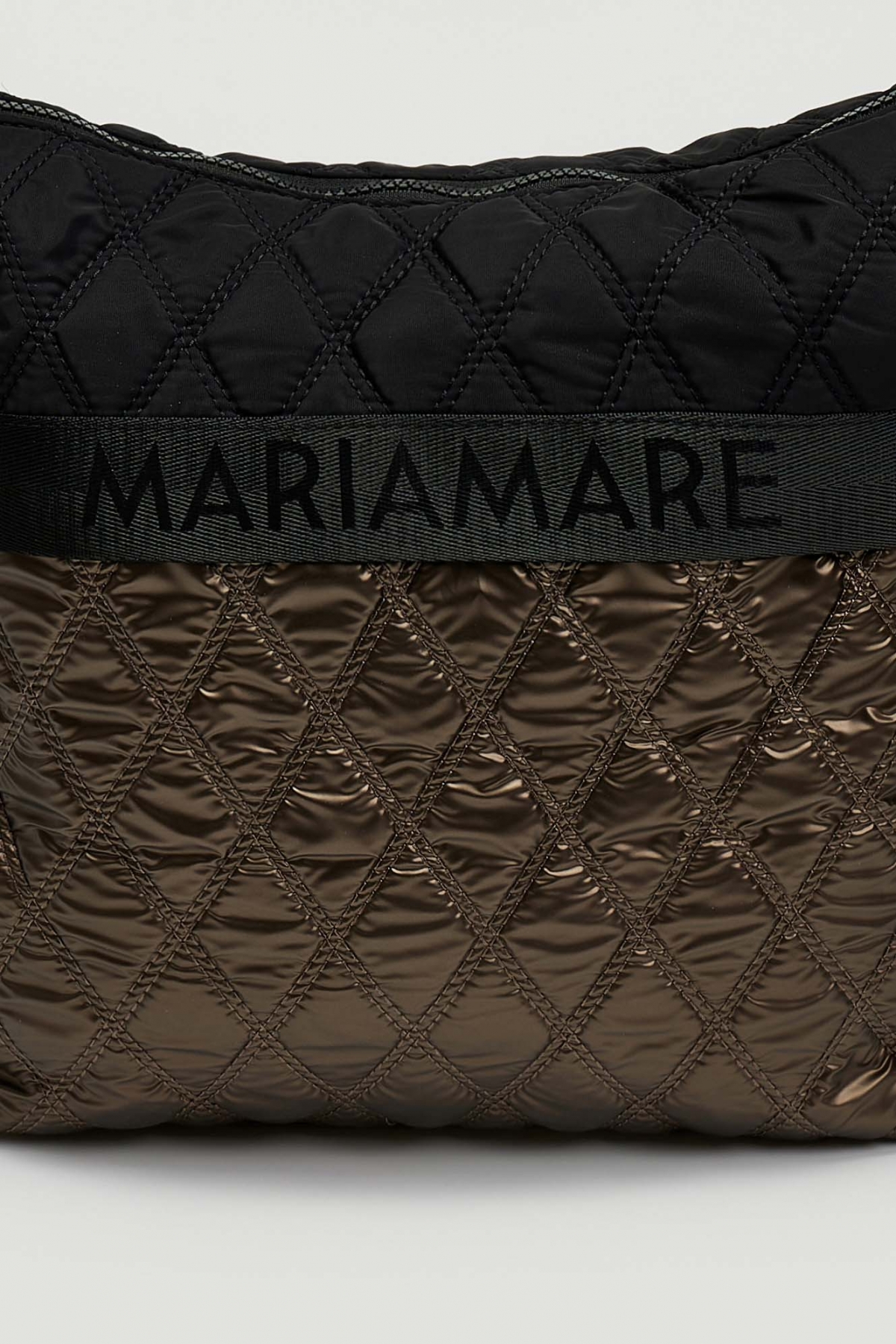 Τσάντα χιαστί καπιτονέ Marimare - Μπρονζέ φωτογραφία