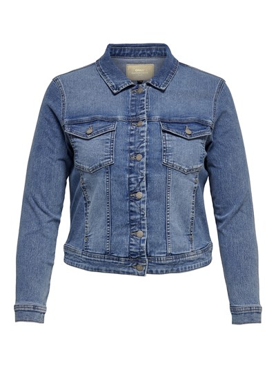 CARMAKOMA Τζιν τζάκετ με κουμπιά Carmakoma Plus size 15253437 - Μπλε jean