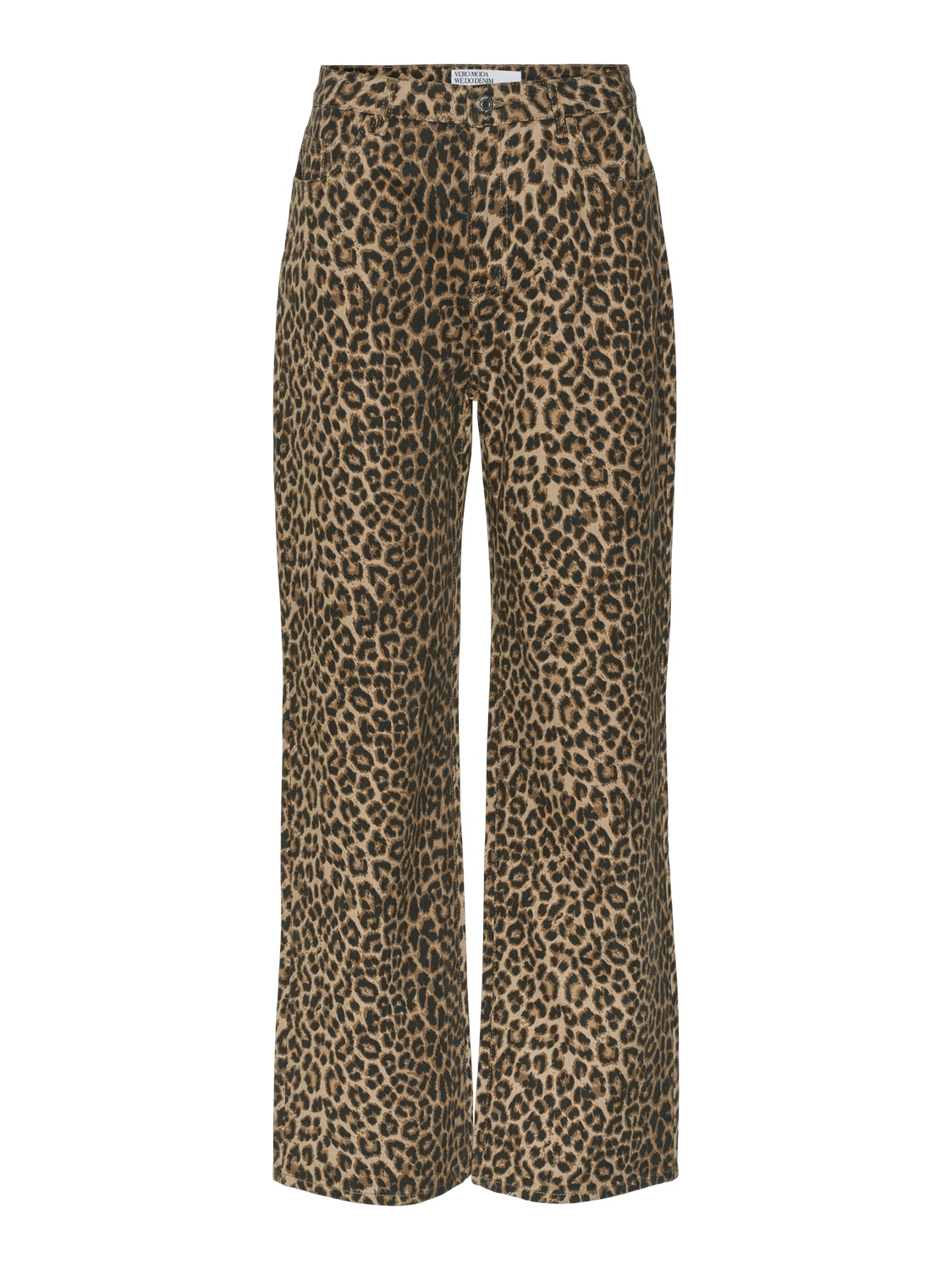 VERO MODA Wide leg τζιν με print Vero Moda 10330128 - Leopard
